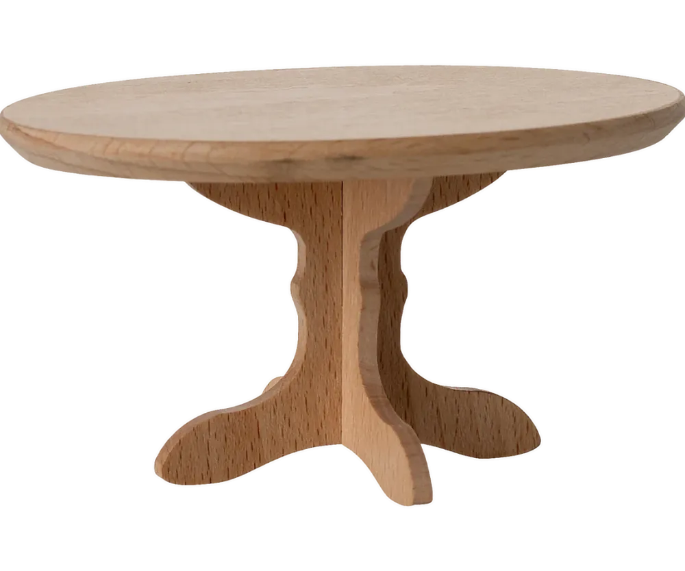 Maileg Oval Dining Table, Mouse - Nature- Maileg|Toys