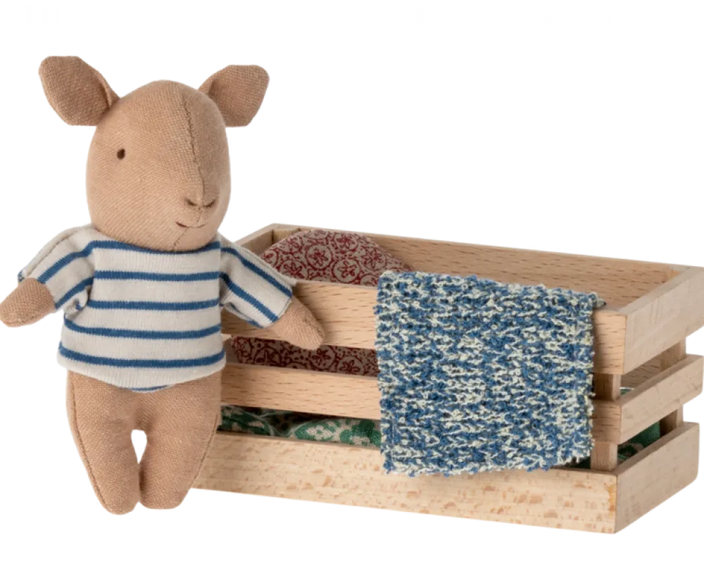 Maileg Pig, Baby in Box (Boy)- Maileg|Toys