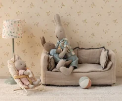 Maileg Rabbit Set, Micro - Sand - Rose- Maileg|Toys