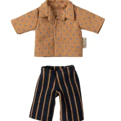 Maileg Shirt & Striped Pants, Dad Mouse- Maileg