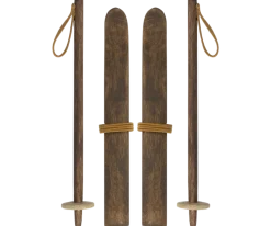 Maileg Ski & Ski Poles, Big Sister & Big Brother- Maileg|Toys