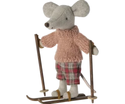 Maileg Ski & Ski Poles, Big Sister & Big Brother- Maileg|Toys