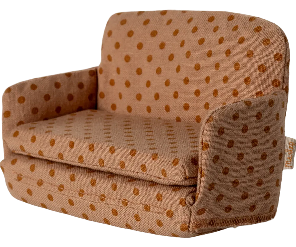 Maileg Sofa Bed, Mouse - Dots- Maileg|Toys