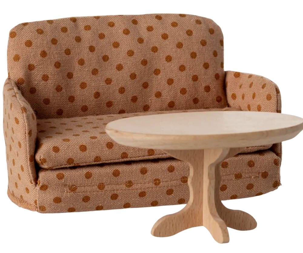 Maileg Sofa Bed, Mouse - Dots- Maileg|Toys