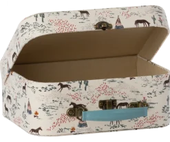 Maileg Suitcases with Fabric Set (Chevaux Heureux)- Toys