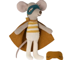 Maileg Super Hero Mouse, Little Brother in Matchbox- Maileg|Toys