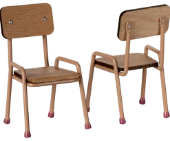 Maileg Table & Chair Set, Mouse - Dark Powder- Maileg|Toys