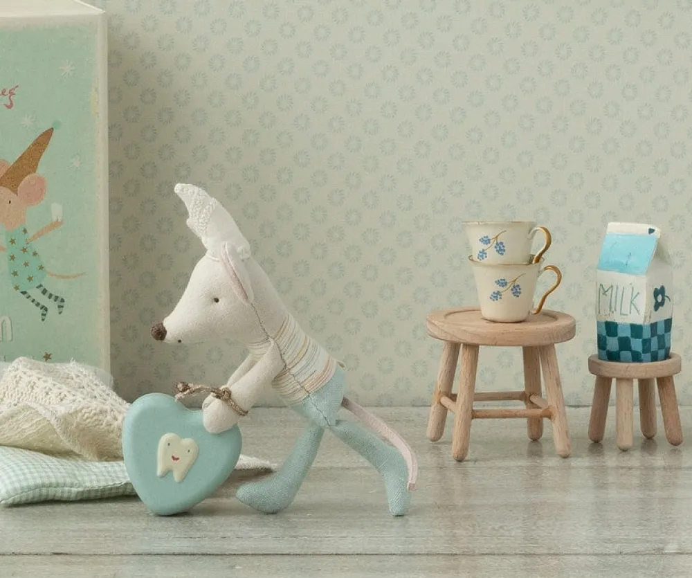 Maileg Tooth Fairy Mouse, Little Brother in Matchbox- Maileg|Toys