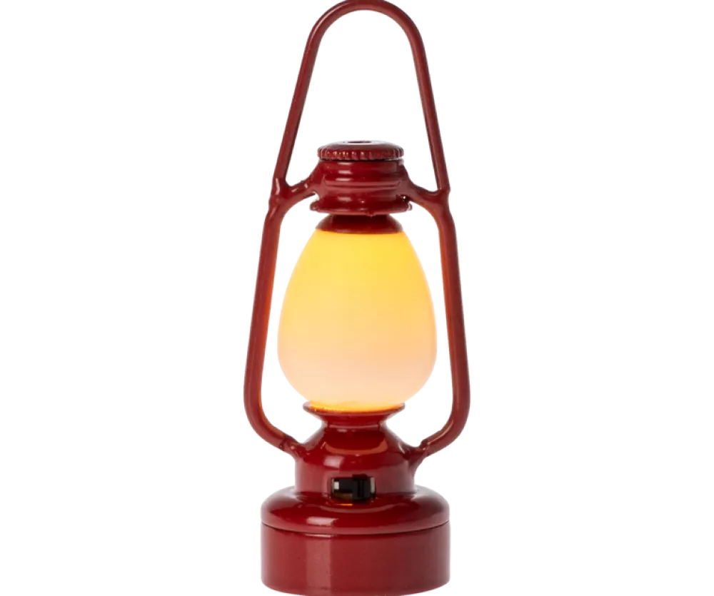 Maileg Vintage Lantern, Mouse (Red)- Maileg|Toys