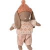 Maileg Winter Bunny, Micro - Brown - Rose- Maileg|Toys
