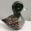 Mallard Duck Glass Figurine- Langham Glass