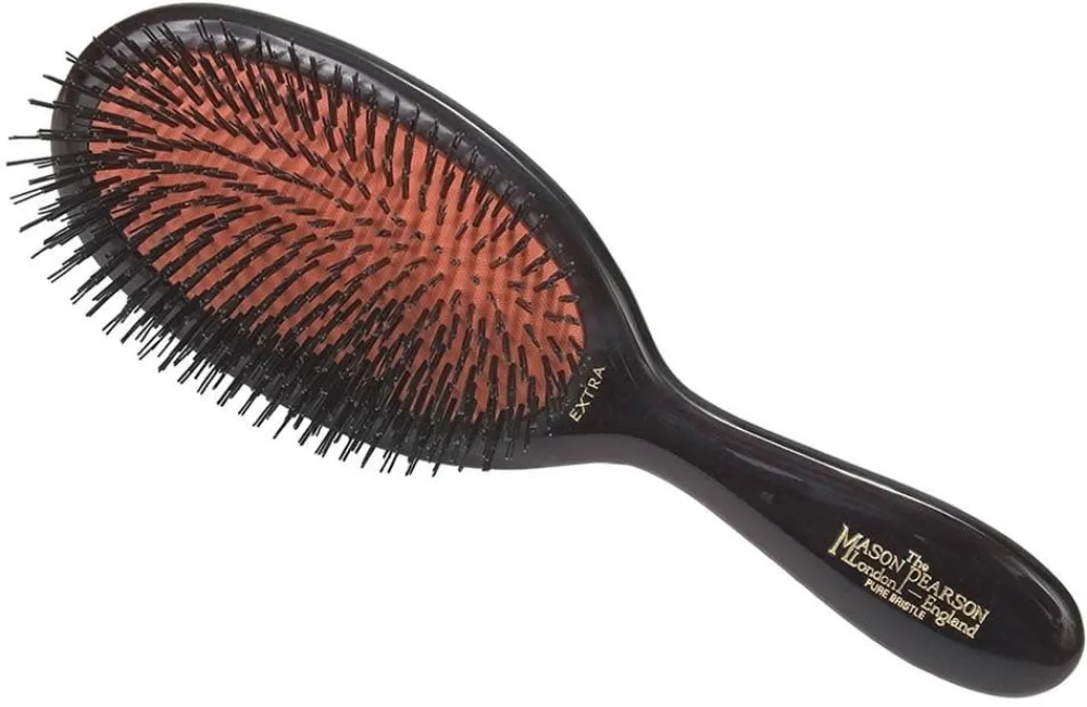 Mason Pearson B2 Small Extra Pure Bristle Dark Ruby Hairbrush- Brushes & Combs