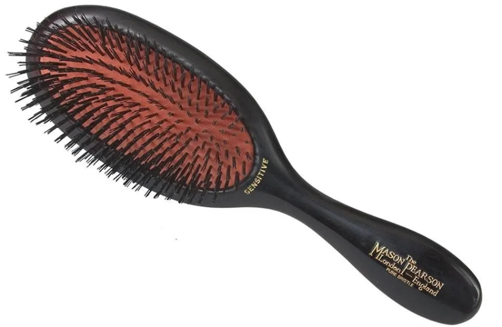 Mason Pearson SB3 Handy Sensitive Dark Ruby Hairbrush- Brushes & Combs