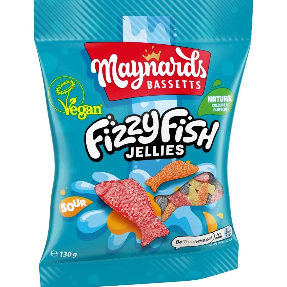 Maynards Fizzy Fish Jellies Bag- Sweets