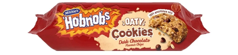 McVitie's Hobnobs Oaty Dark Chocolate Chip Cookies- Biscuits