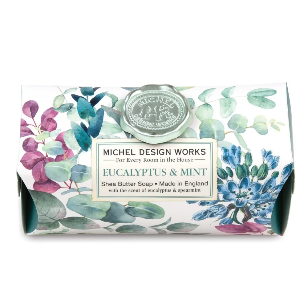 Michel Design Works Eucalyptus & Mint Large Bath Bar Soap- Bar Soaps