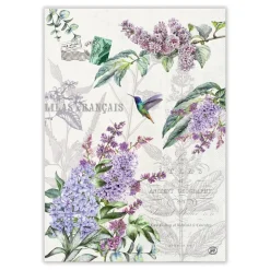 Michel Design Works French Lilacs Kitchen Towel- Tea Towels