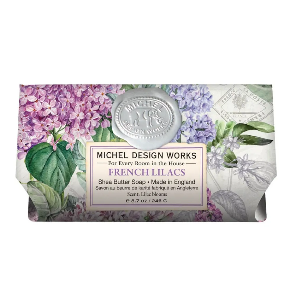 Michel Design Works French Lilacs Large Bath Bar Soap- Bar Soaps