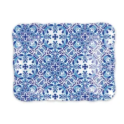 Michel Design Works Indigo Seas Melamine Cookie Tray- Trays|Tea Trays