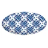 Michel Design Works Indigo Seas Melamine Oval Platter- Trays|Serving Plates