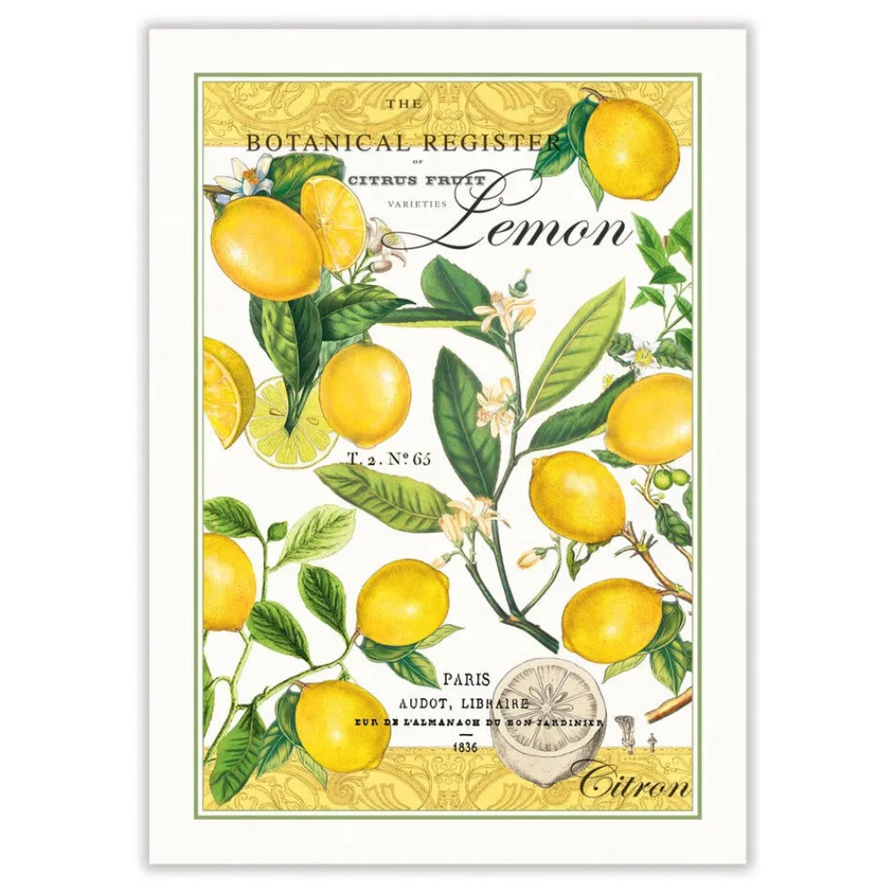 Michel Design Works Lemon Basil Kitchen Towel- Tea Towels