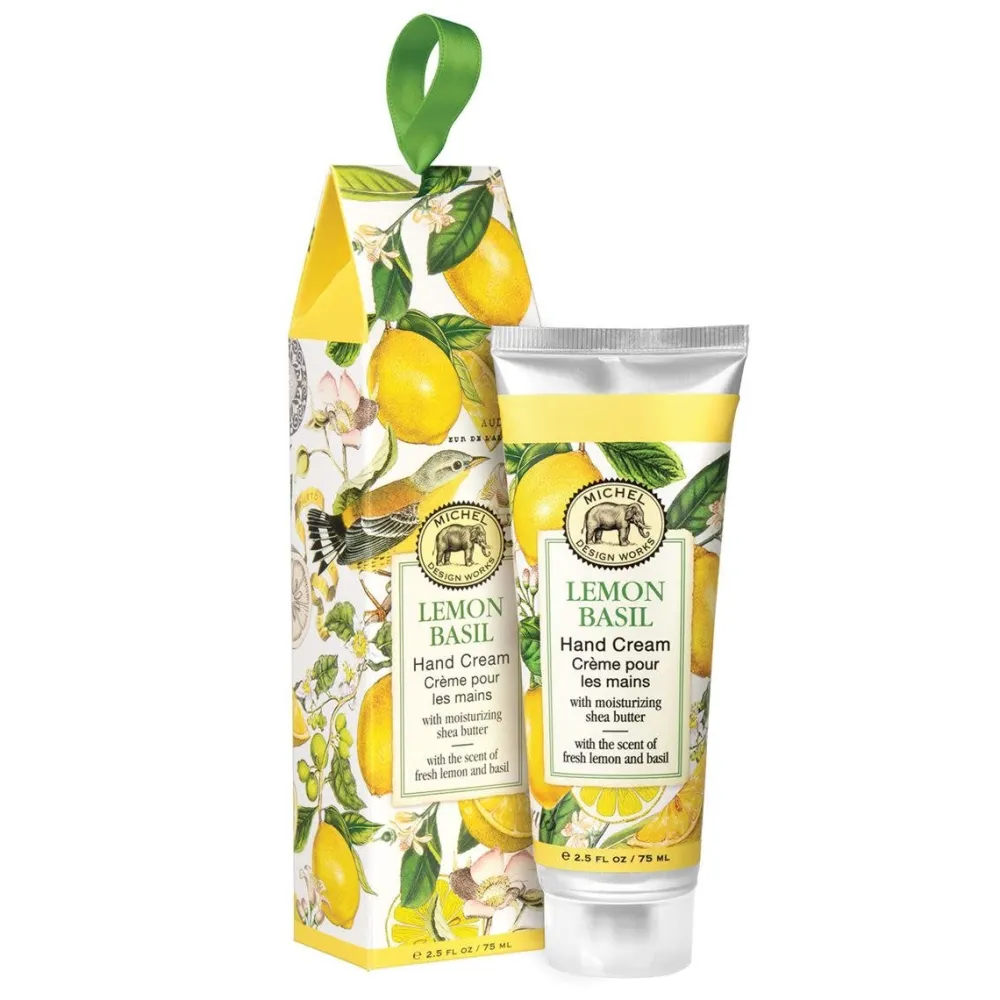Michel Design Works Lemon Basil Large Hand Cream- Lotions & Creams