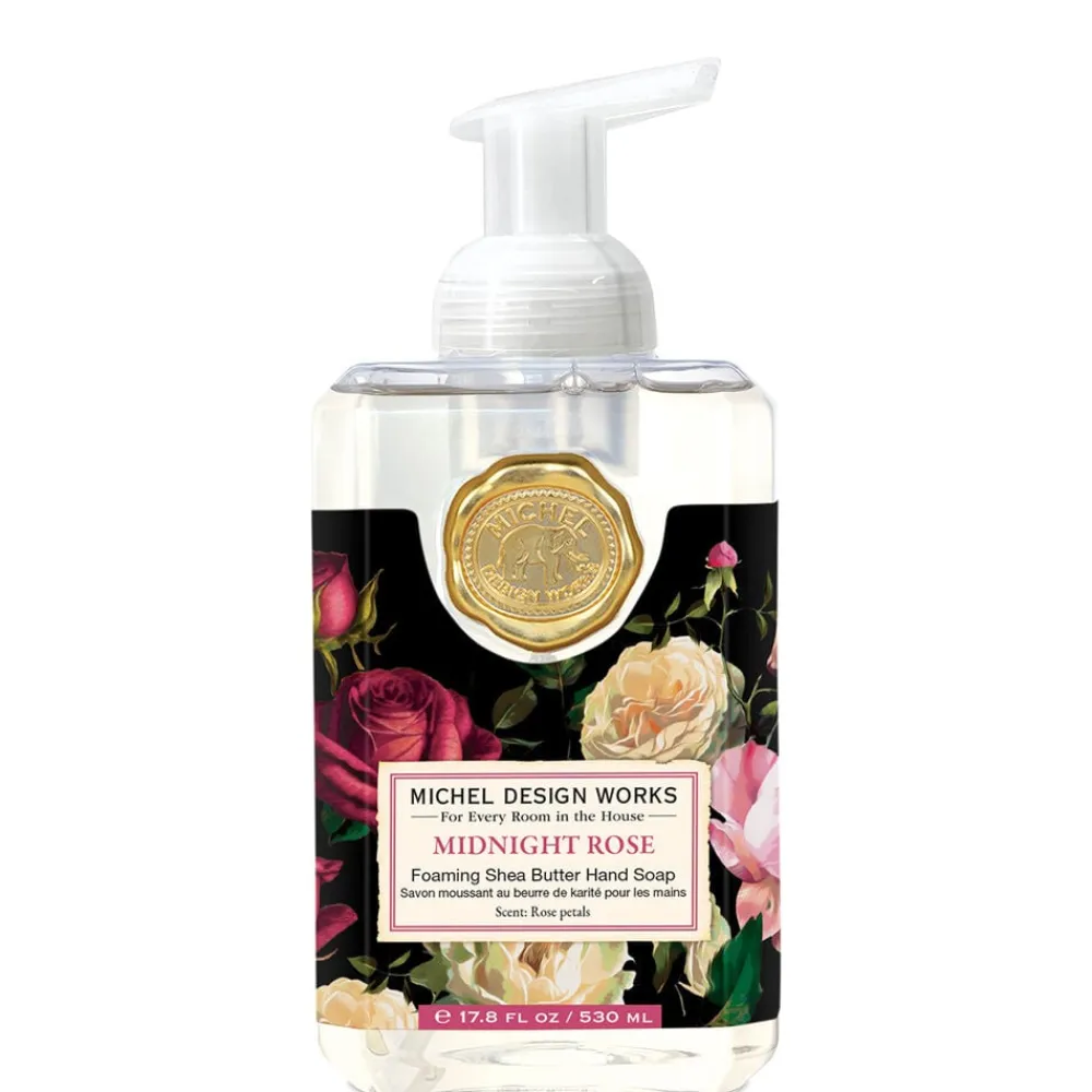 Michel Design Works Midnight Rose Foaming Hand Soap- Liquid Hand Soap