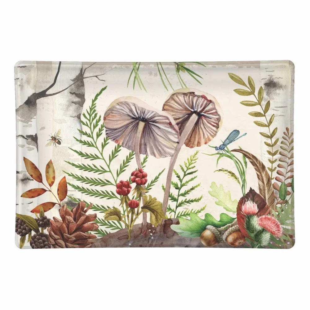Michel Design Works Moss & Oak Glass Soap Dish- Bath Accessories|Home Accents