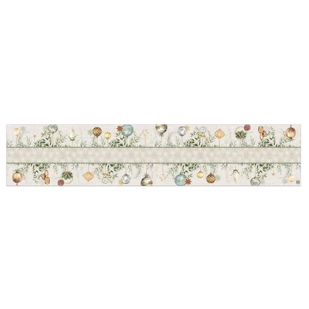 Michel Design Works Peace on Earth Cotton Table Runner- Table Runners