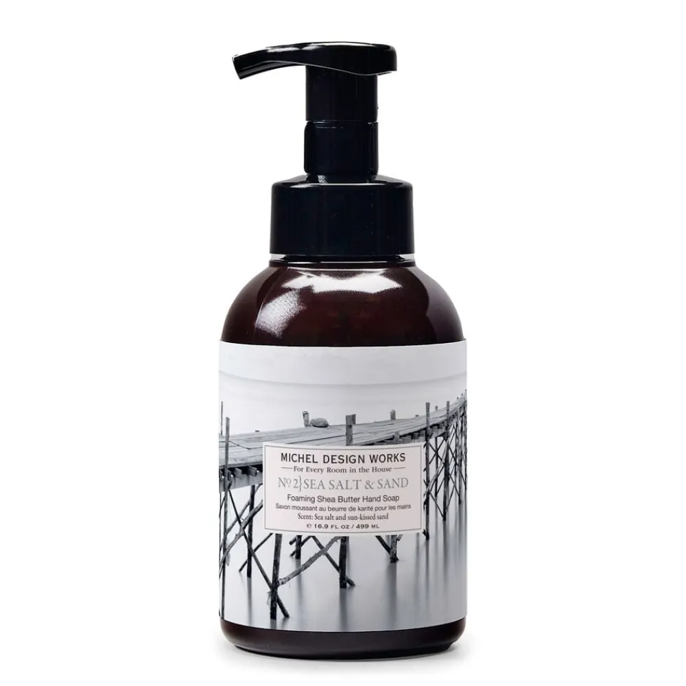 Michel Design Works Sea Salt & Sand Foaming Hand Soap- Liquid Hand Soap
