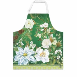 Michel Design Works Winter Blooms Chef Apron- Aprons