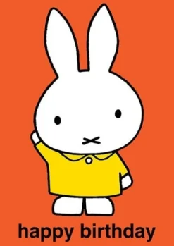 Miffy Red Birthday Card- Greeting Cards