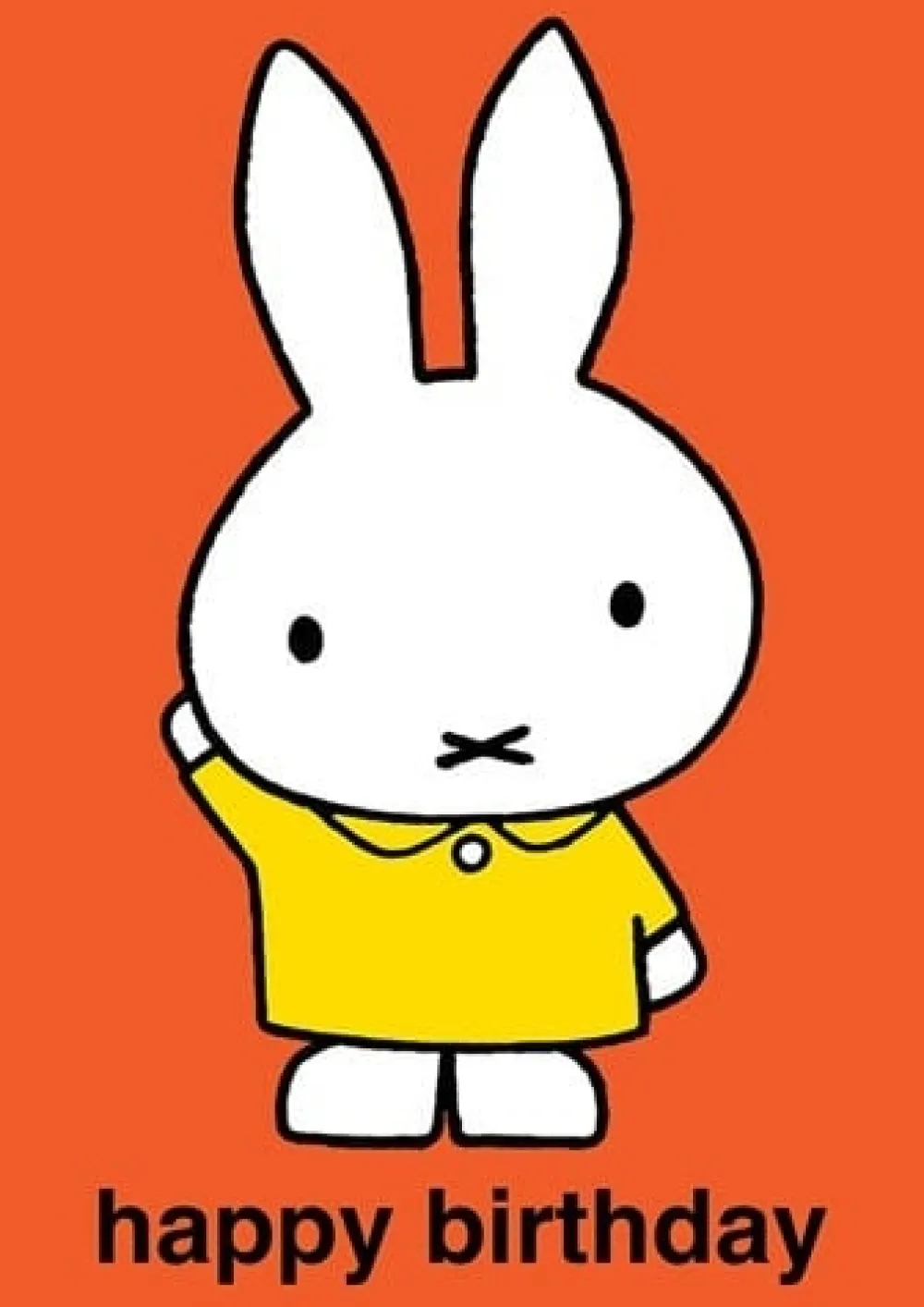 Miffy Red Birthday Card- Greeting Cards