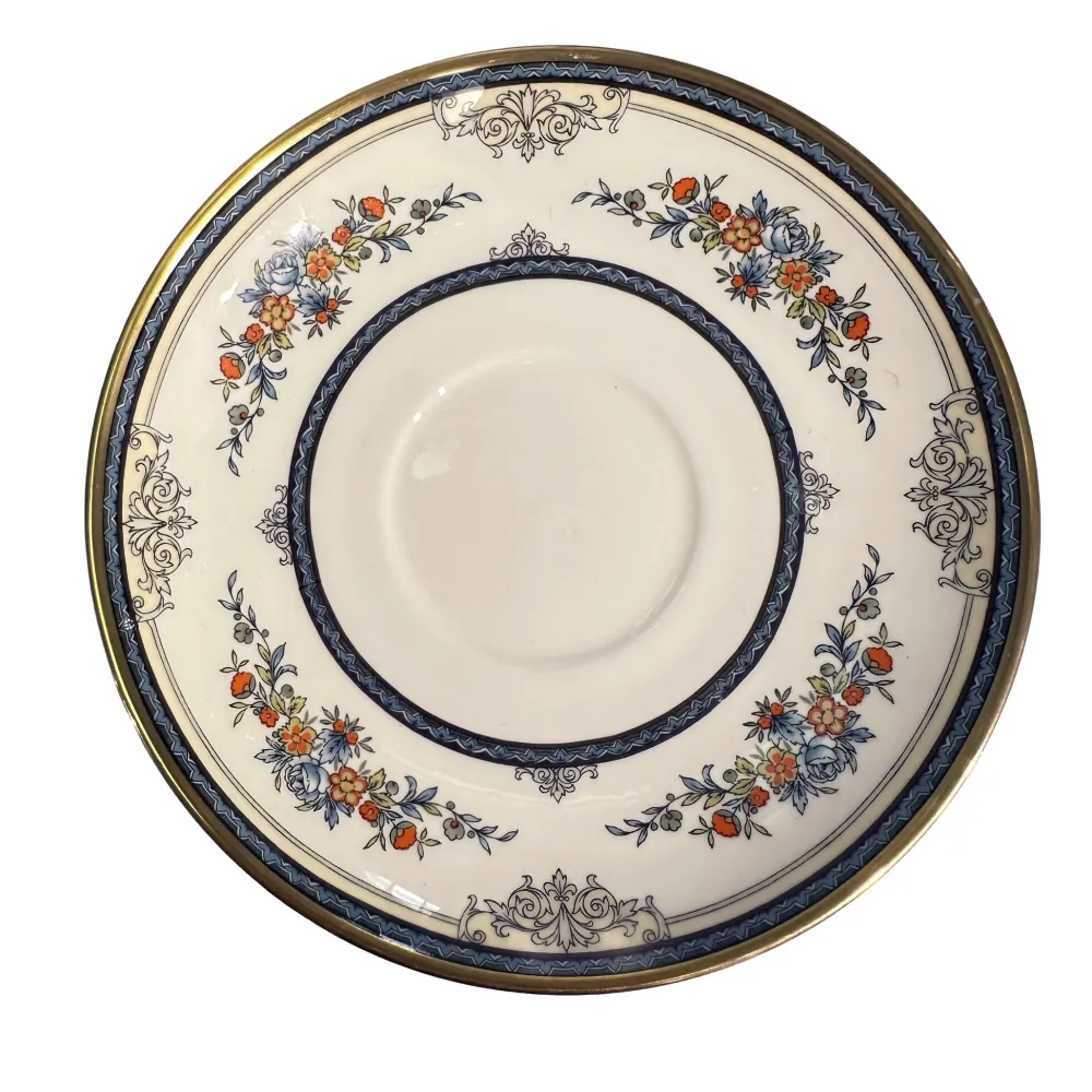 Minton Stanwood Soup Bowl & Saucer- Vintage Minton Stanwood