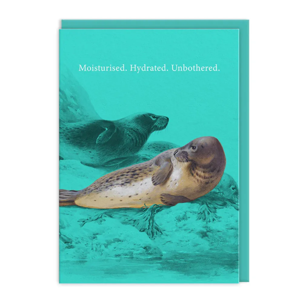 Moisturised Seal Card- Greeting Cards