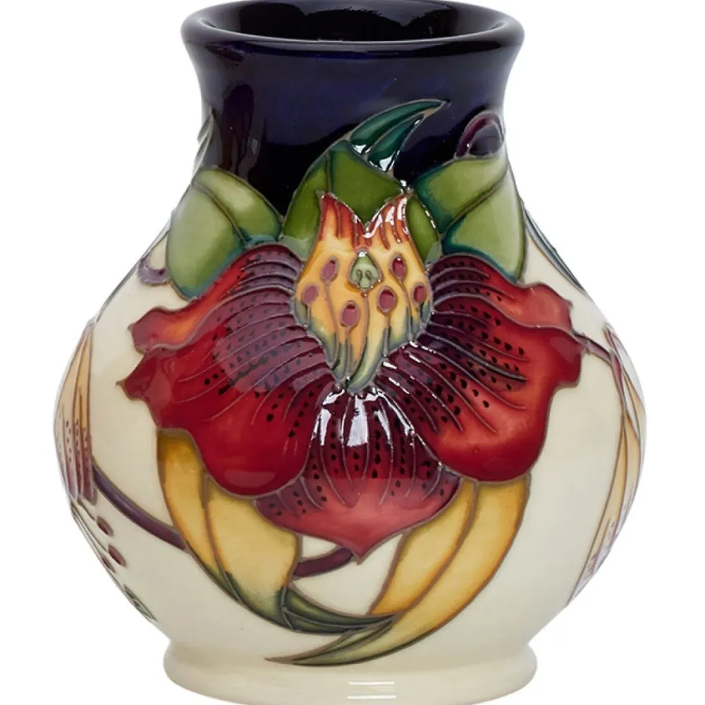 Moorcroft Pottery Anna Lily Vase 869/4- Vases|Moorcroft Pottery