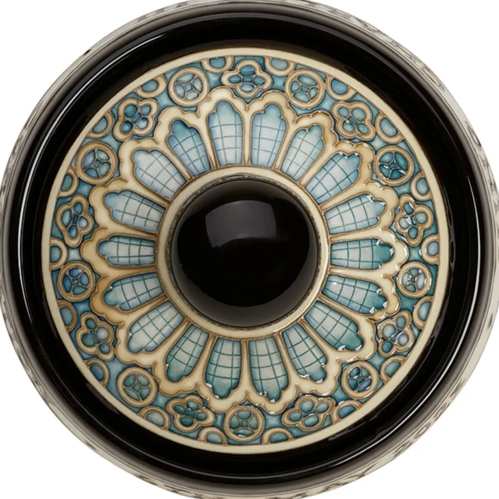 Moorcroft Pottery Coronation Lidded Box 956/6- Moorcroft Pottery|King Charles Iii