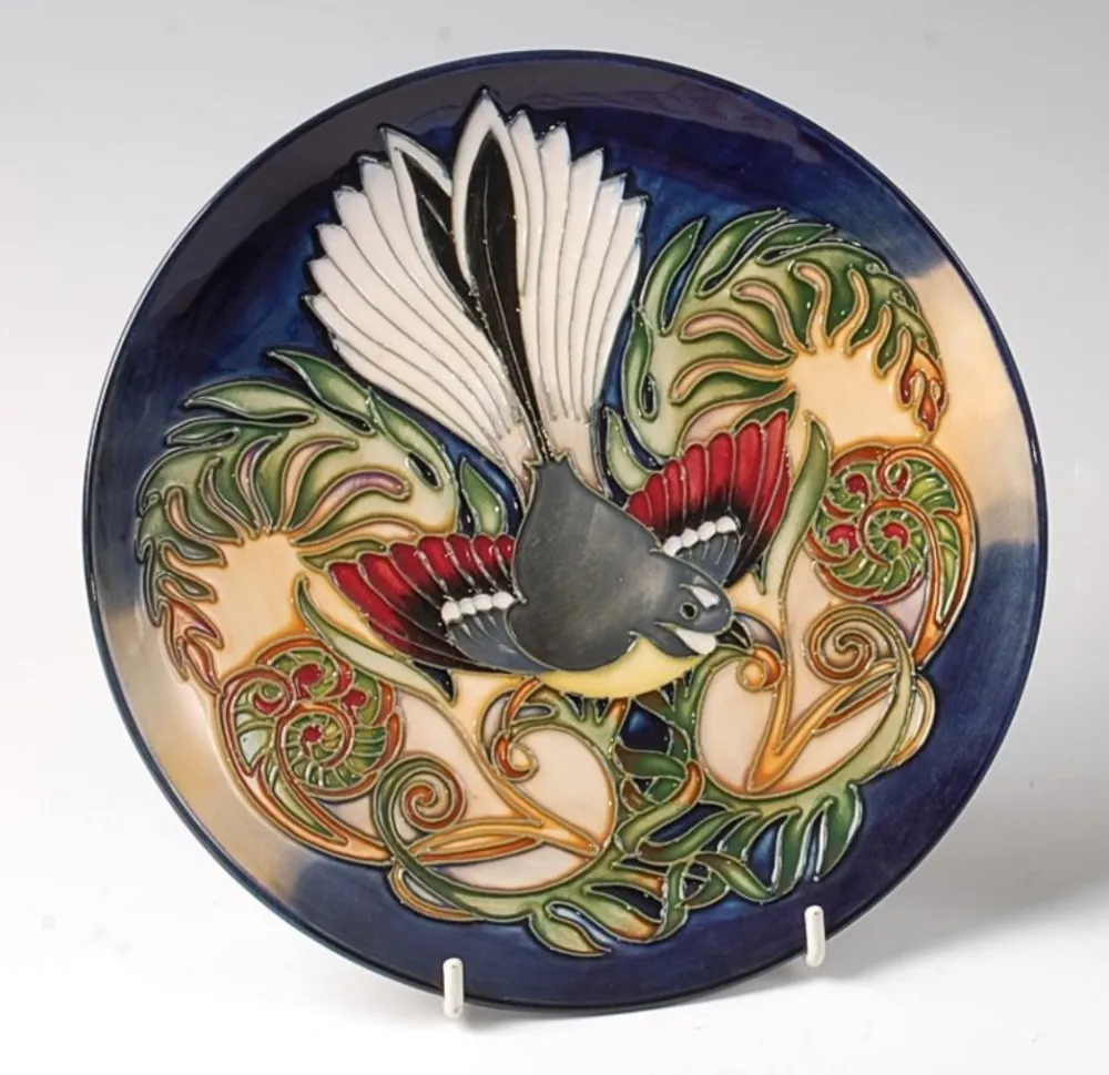 Moorcroft Pottery Fantail Plate- Home Accents|Moorcroft Pottery