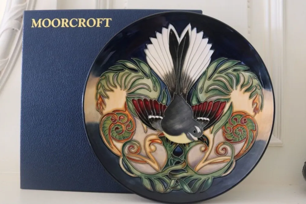 Moorcroft Pottery Fantail Plate- Home Accents|Moorcroft Pottery