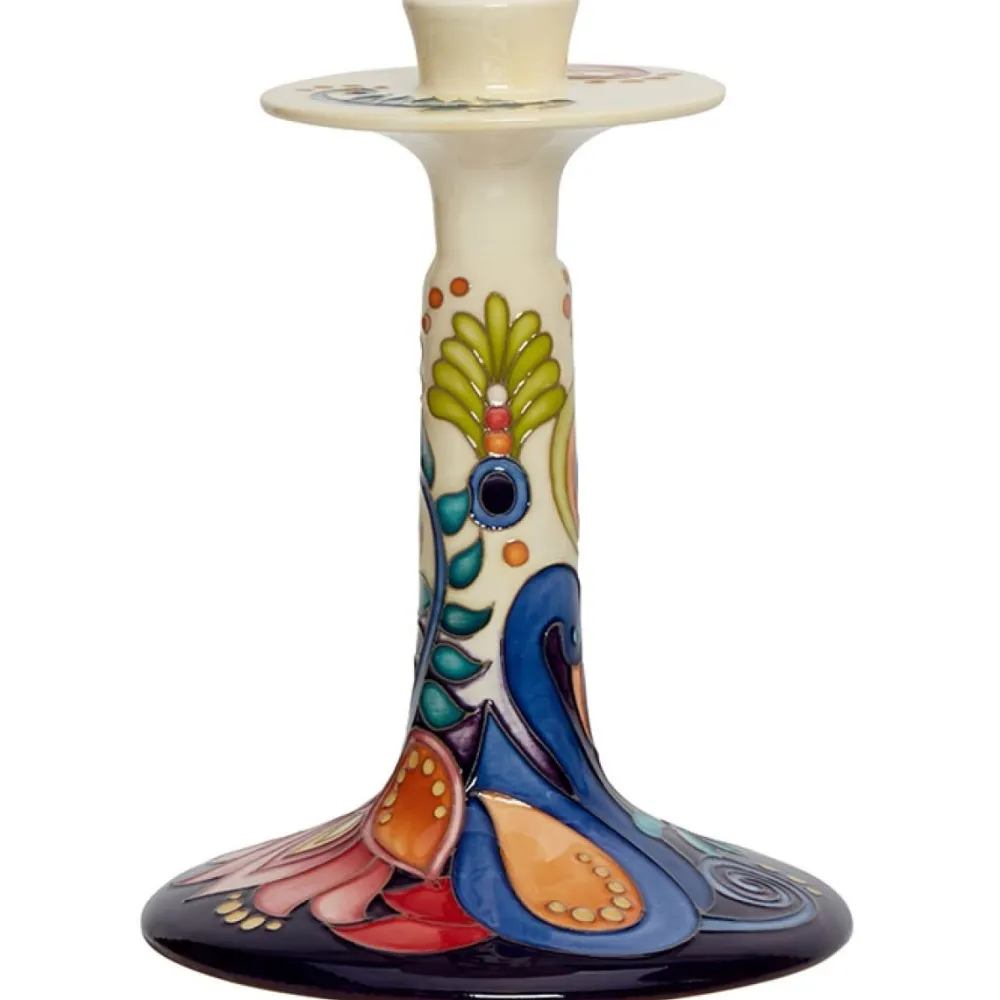 Moorcroft Pottery Festival of Light Candlestick 850/9- Home Accents|Moorcroft Pottery