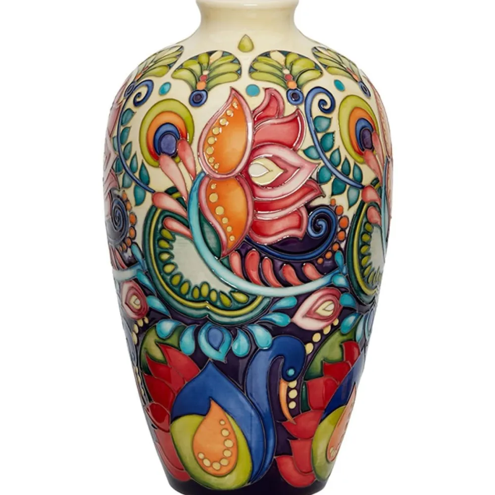 Moorcroft Pottery Festival of Light Vase 25/9- Vases|Moorcroft Pottery
