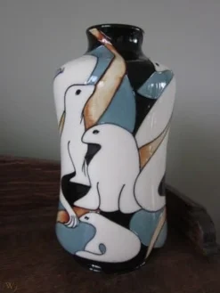 Moorcroft Pottery Moorcroft Seal Vase 98/8- Vases|Moorcroft Pottery