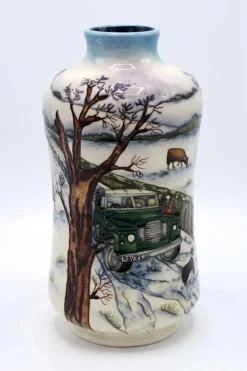 Moorcroft Pottery Moorcroft Winter Feed Vase- Vases|Moorcroft Pottery