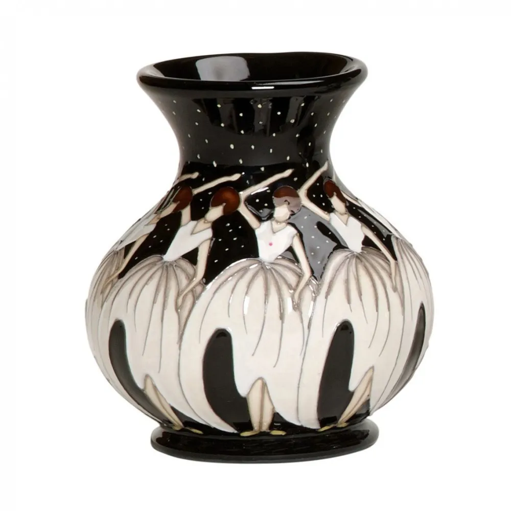 Moorcroft Pottery Twelve Days of Christmas - 9 Ladies Dancing M1/3 Vase- Moorcroft Pottery