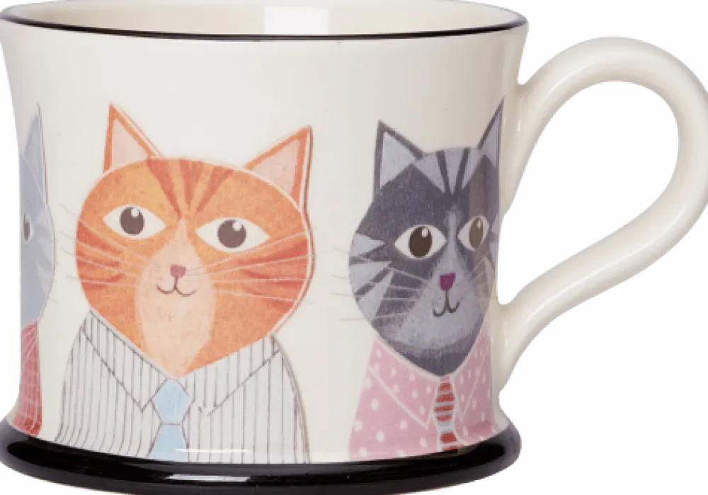 Moorland Pottery Kitten Club Mug- Assorted Mugs