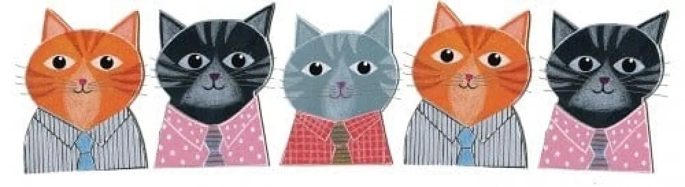Moorland Pottery Kitten Club Mug- Assorted Mugs