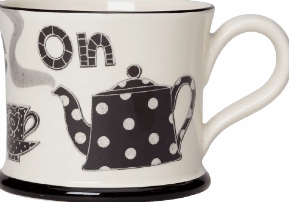 Moorland Pottery 'Put Kettle On' Mug- Assorted Mugs