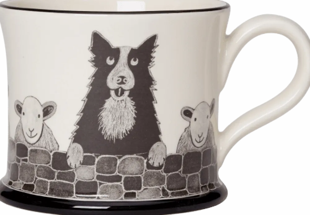Moorland Pottery 'Sheep Dog' Mug- Assorted Mugs