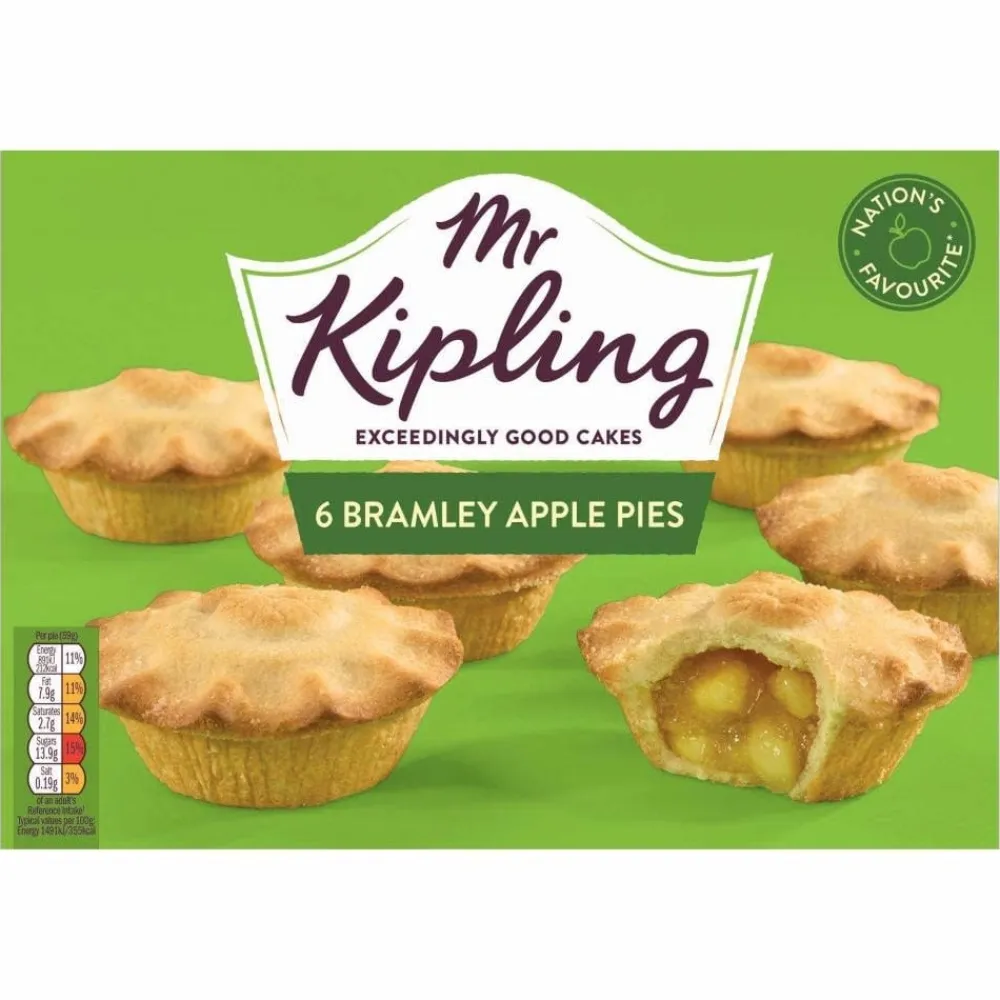 Mr Kipling Bramley Apple Pies- Cakes & Pies