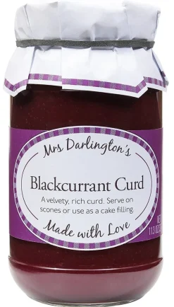 Mrs Darlington’s Blackcurrant Curd 320g- Curds & Honey